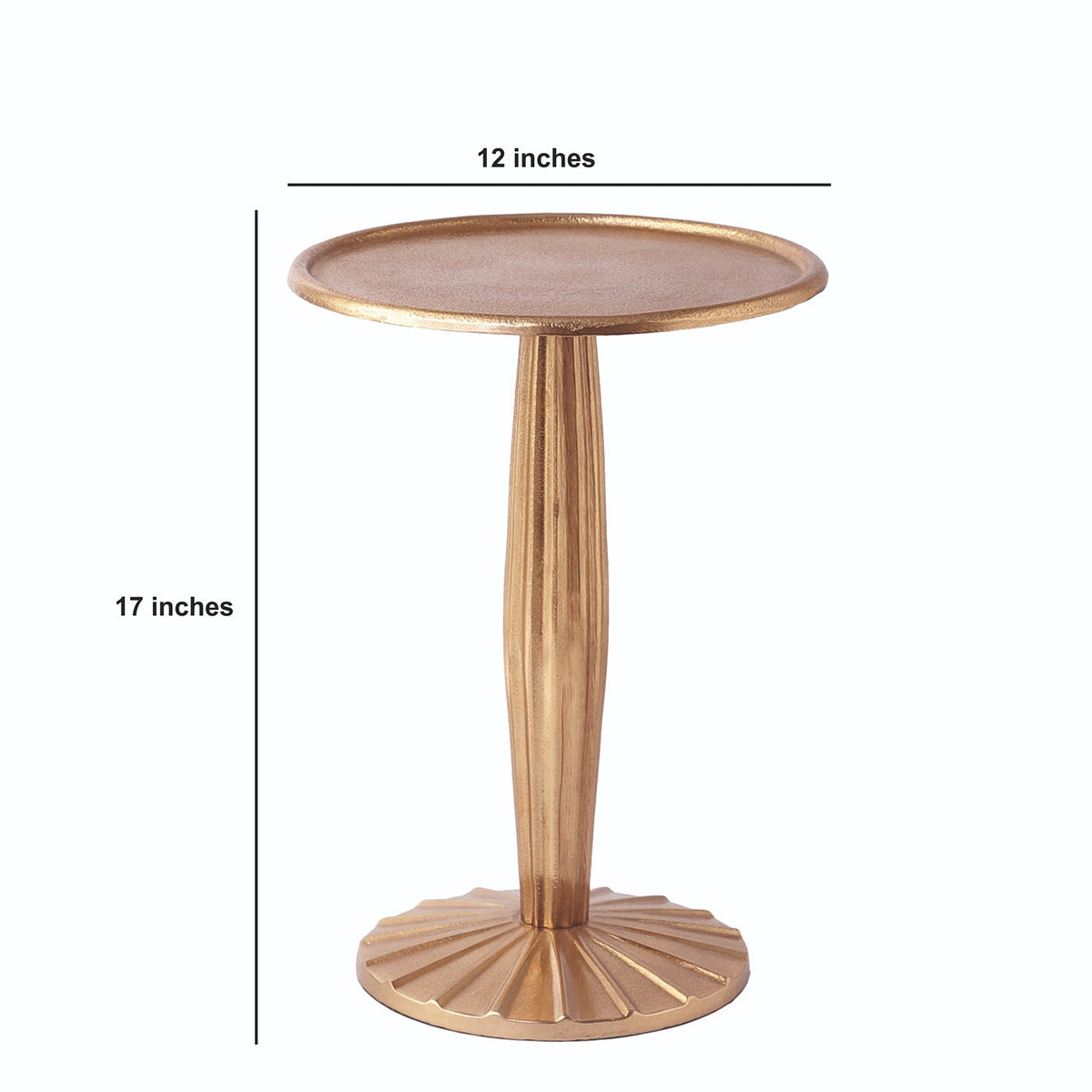 Radiant Gold Duo Side Tables Small M.M.I. OVERSEAS