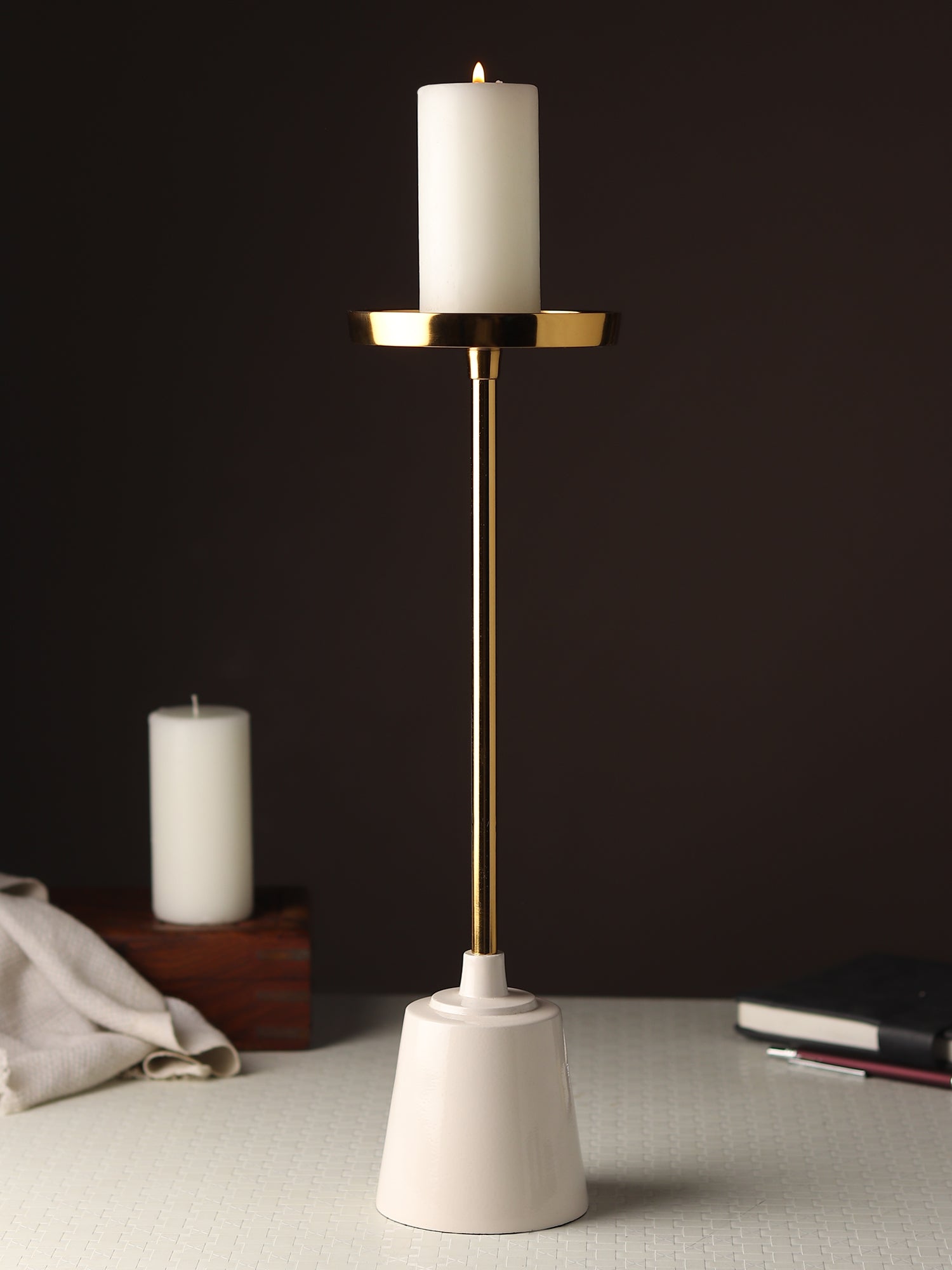Altura Grande Gold Candle holder Tall - OUCH CART
