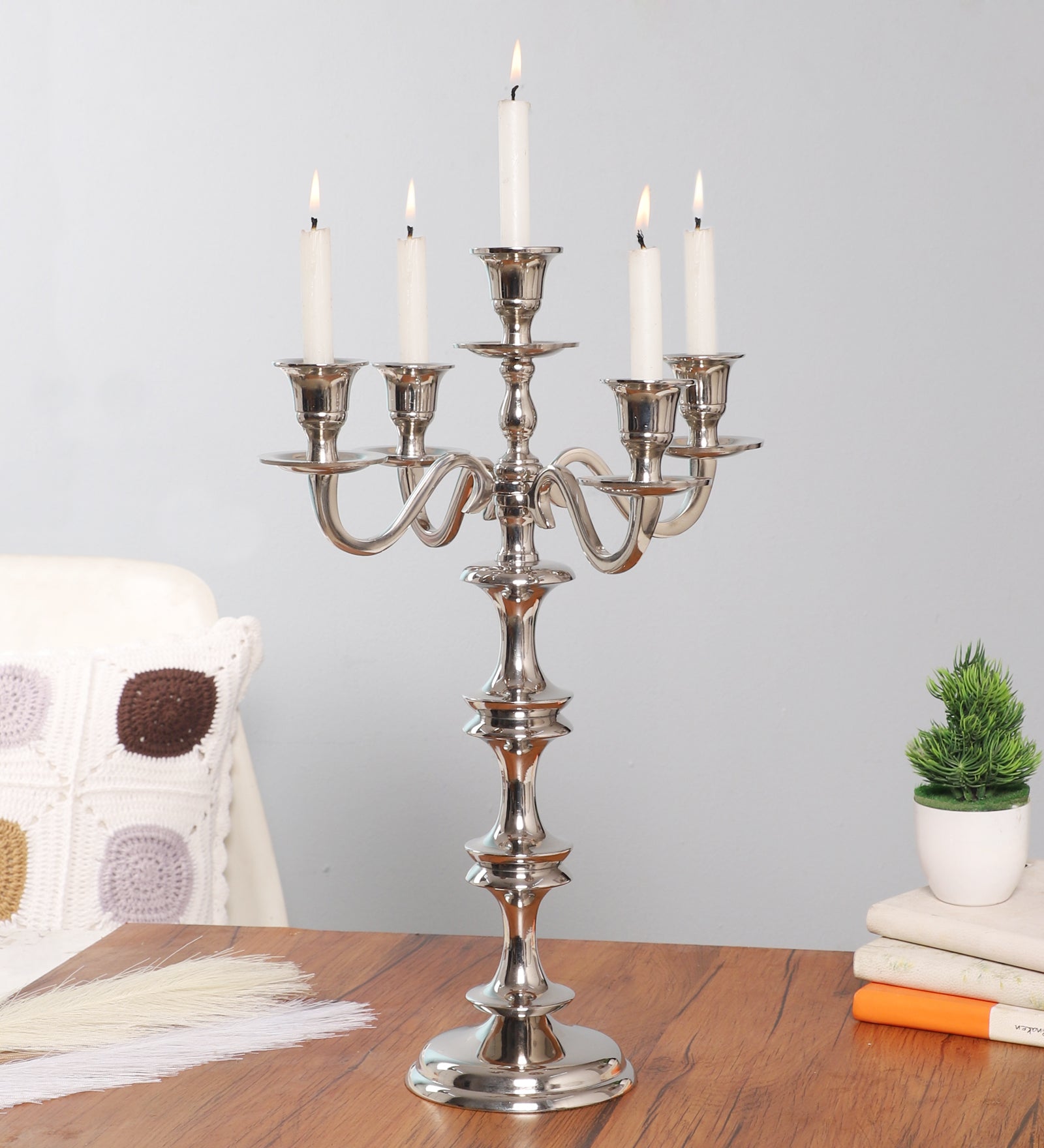 Imperium Grande 5-Arm Gold Candleholder- OUCH CART