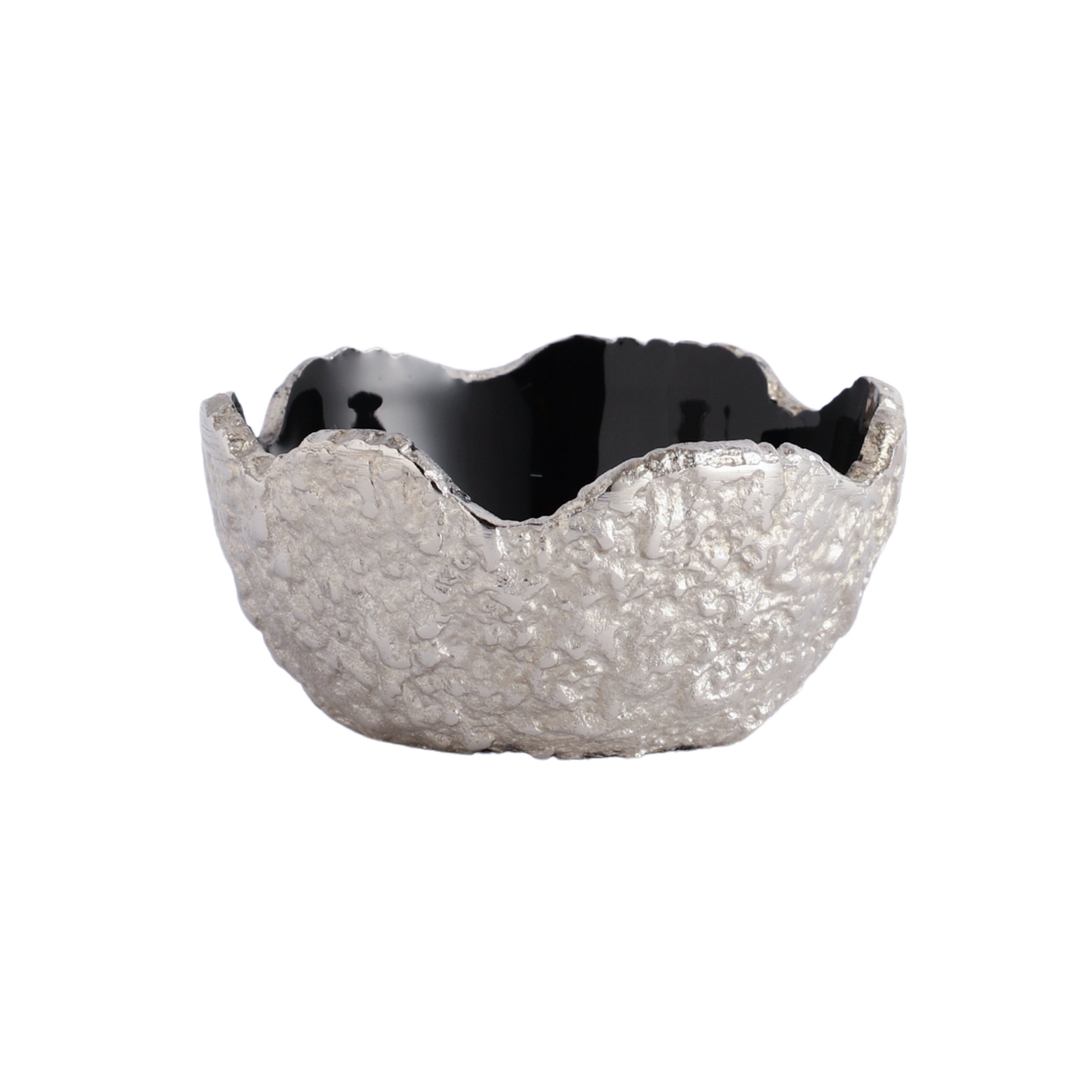 Elaris Tray & Bowl set in Silver Black - OUCHCART | Tray