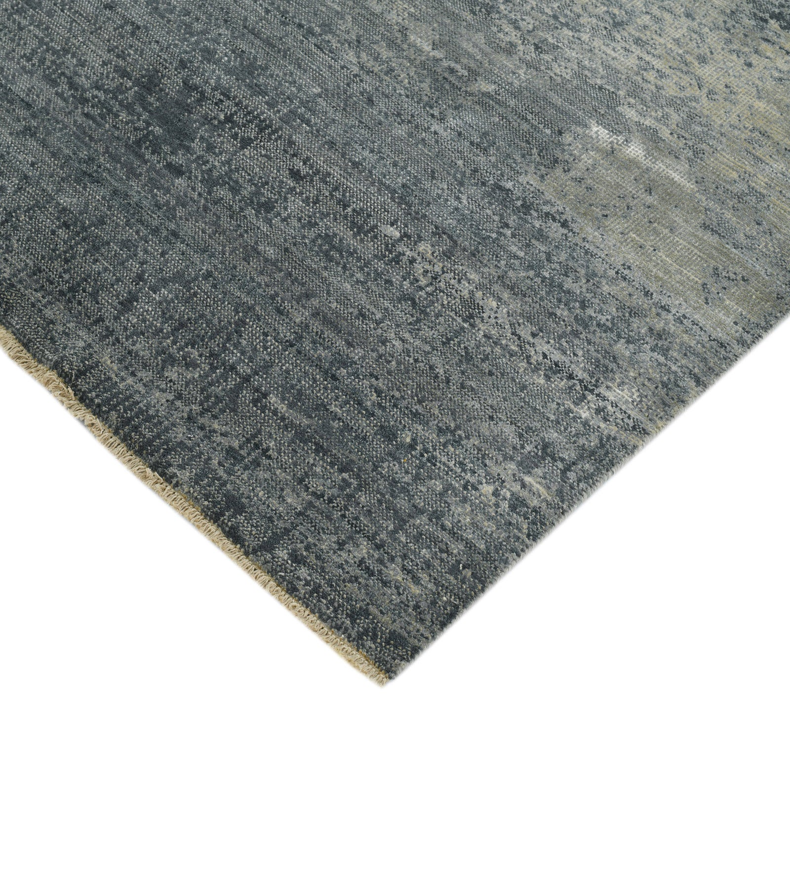 Dazzle Modern Pattern Hand Knotted Rectangle Anti-Skid Designer Carpet, Prayer Rug For Office Cabins, Small Living Spaces - 2'X3'