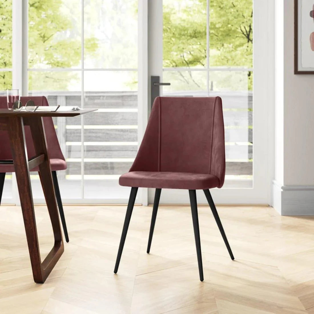 MITZI SIDE CHAIR DOE BUCK