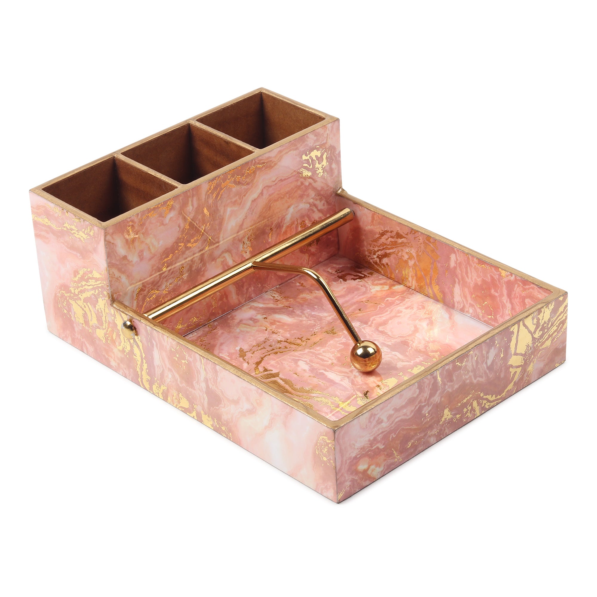 Rosa Perlino Cutlery and Tissue Holder