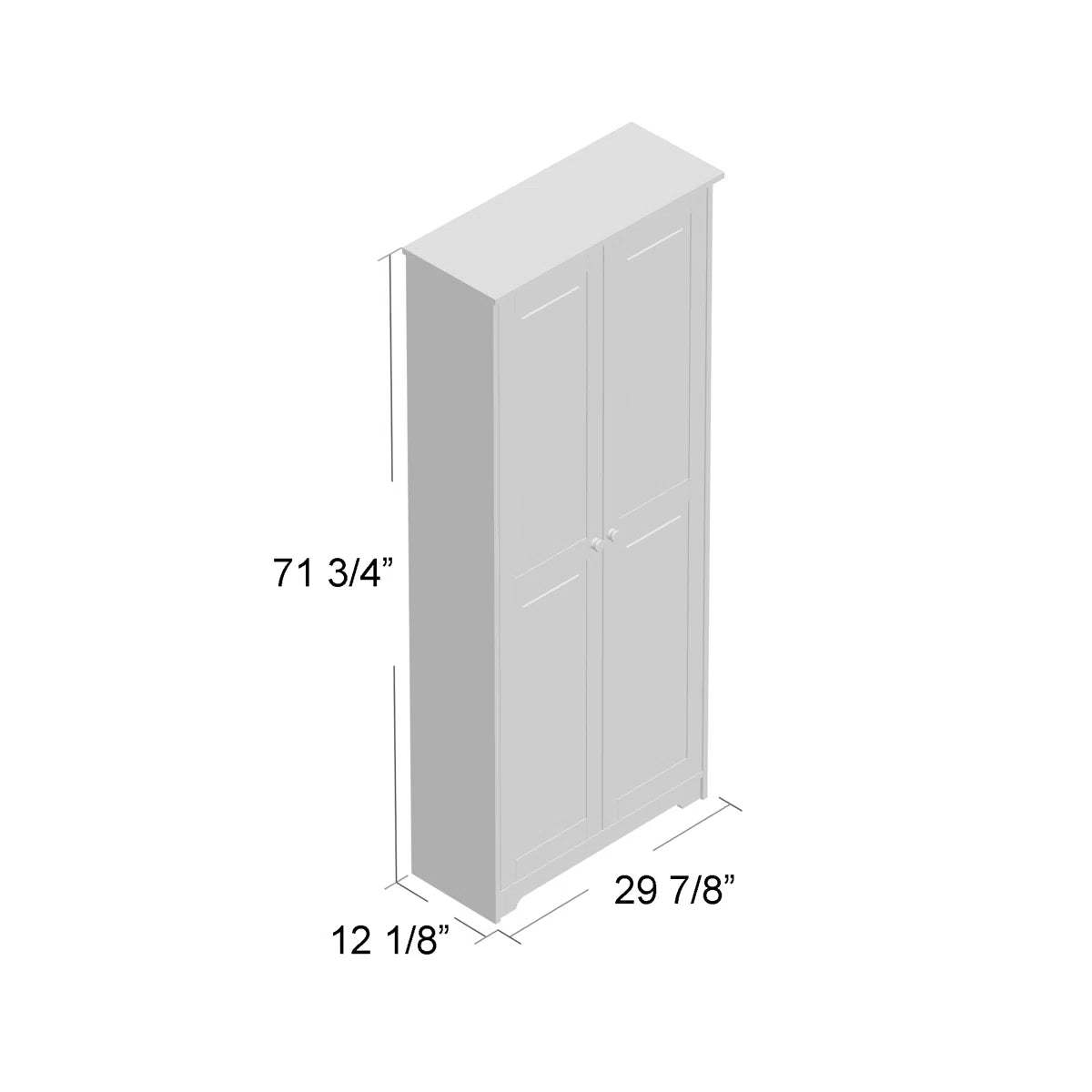 Jadian Freestanding Wardrobe Closet 1.0 4 Shelves 2 Drawers Modern Organization OUCH CART