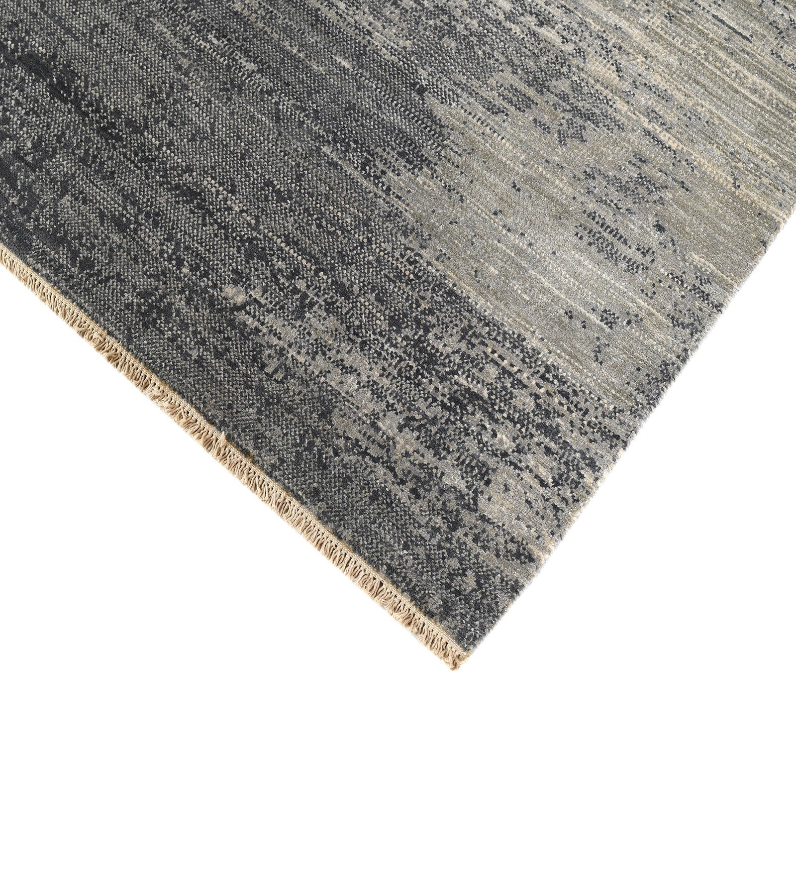Dazzle Modern Pattern Hand Knotted Rectangle Anti-Skid Designer Carpet, Prayer Rug For Office Cabins, Small Living Spaces - 2'X3' Ouch Cart