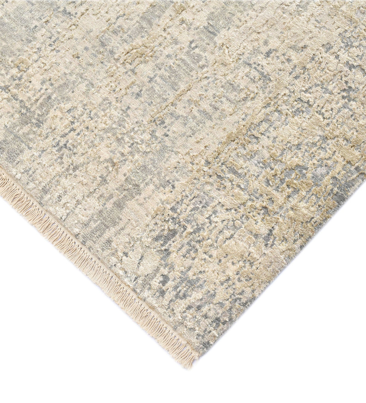 Zenith Modern Pattern Hand Knotted Rectangle Anti-Skid Designer Carpet, Prayer Rug For Office Cabins, Small Living Spaces - 4'x6' Saraswati Global