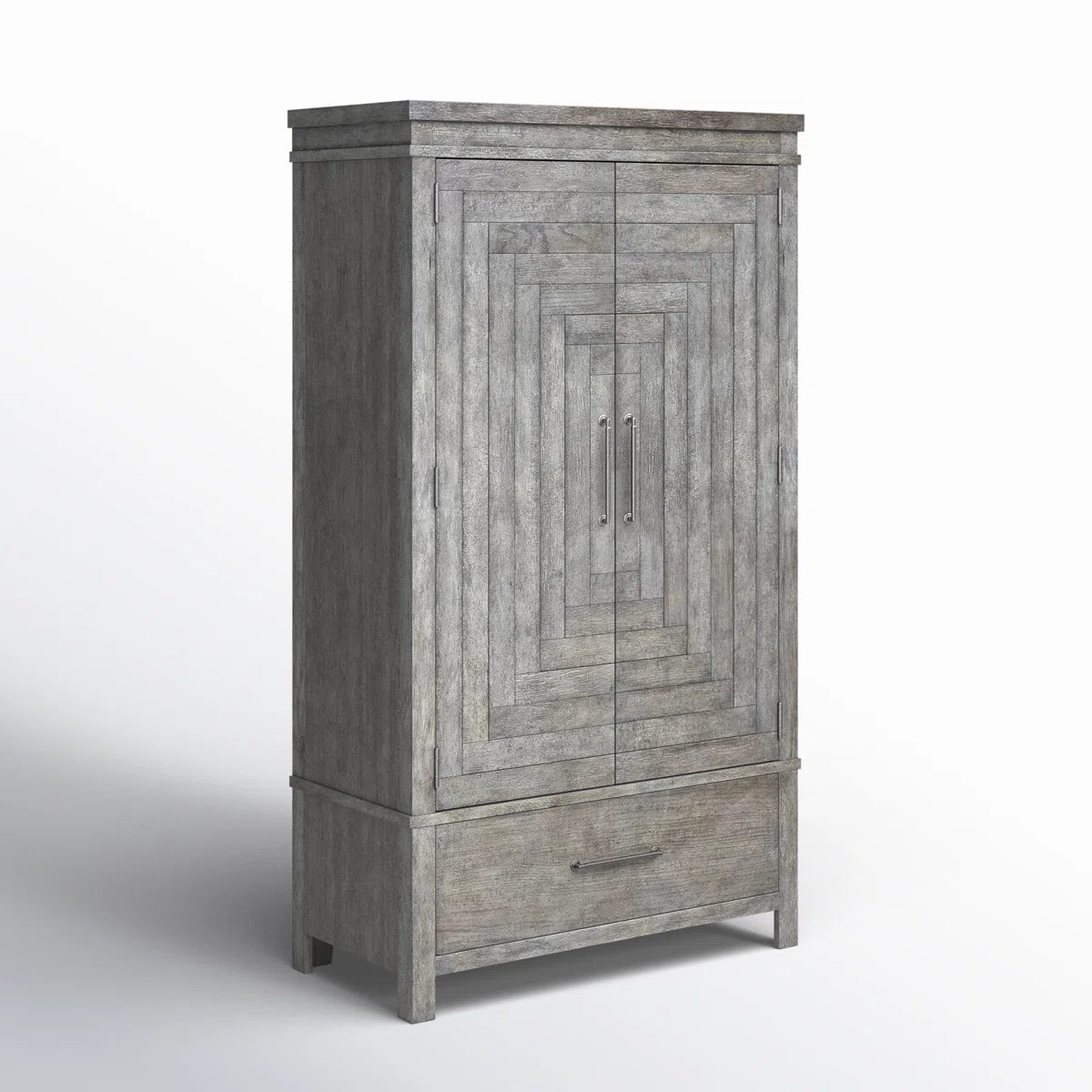 Elle Bedroom Armoire – Space-Saving Wardrobe Closet with Ample Storage OUCH CART
