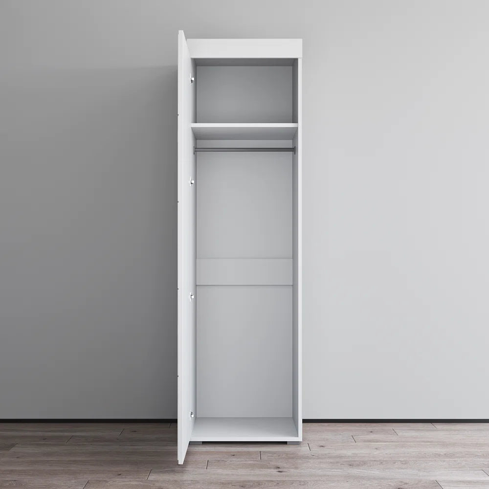 Contemporary Armoire – Stylish Solid Wood Storage Cabinet for Bedroom