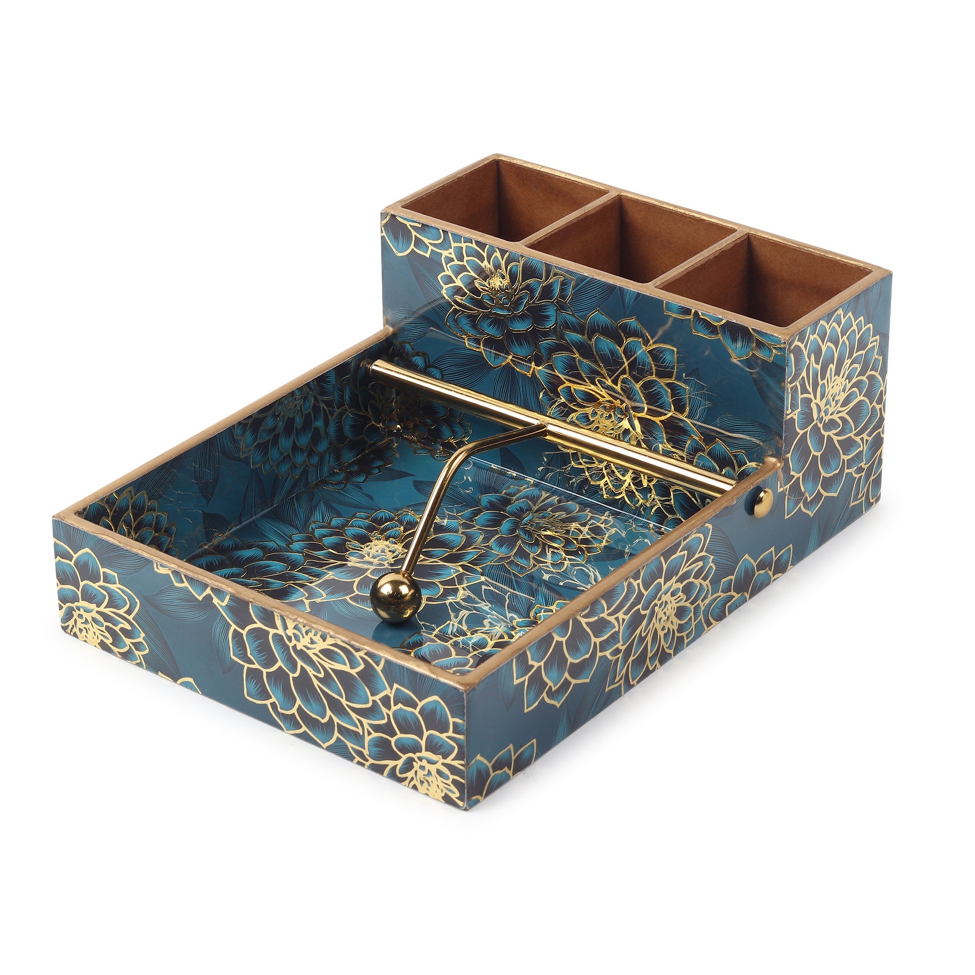 Sapphire Wreath Cutlery and Tissue Holder M.M.I. OVERSEAS