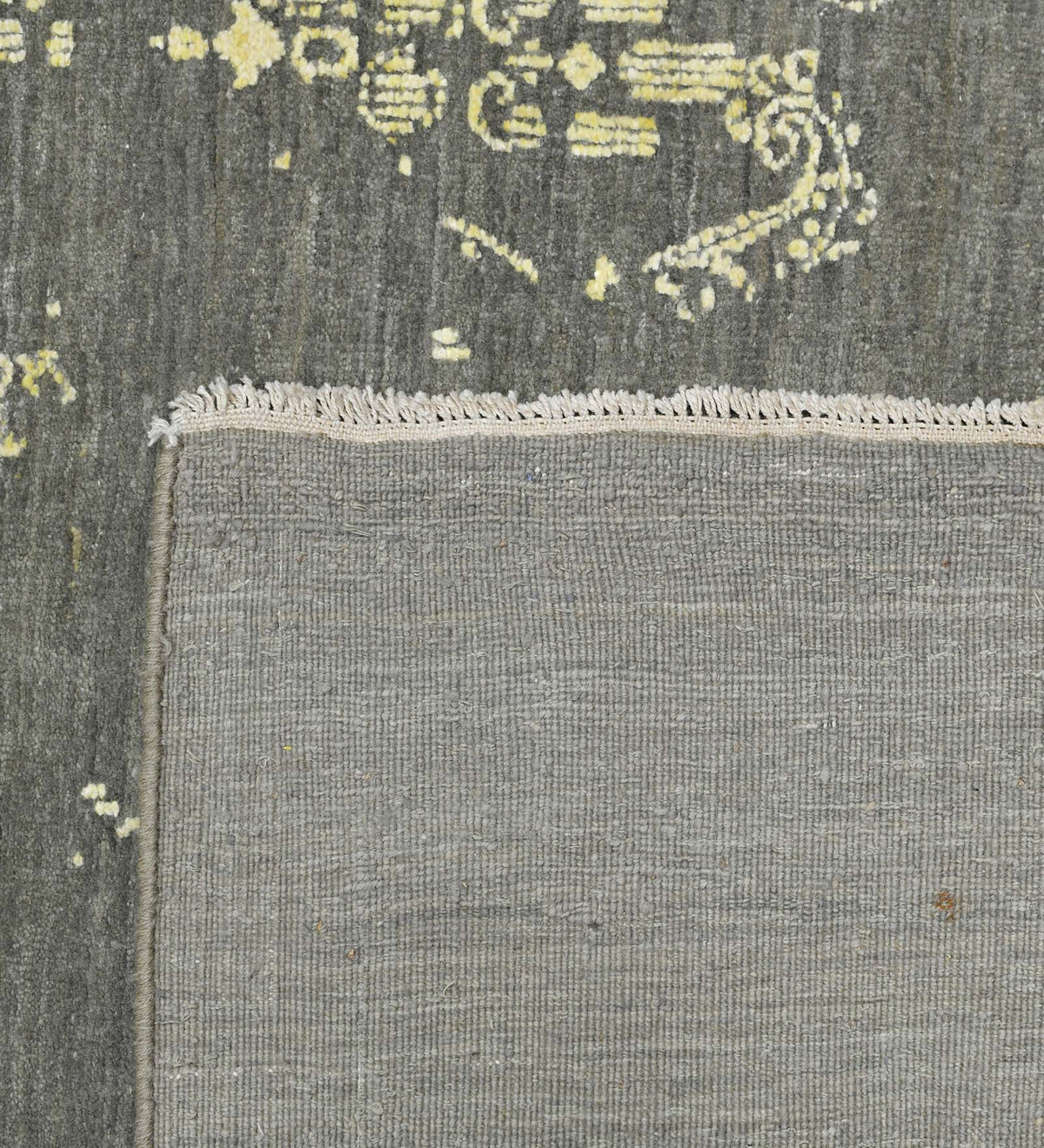 Pearl Transitional Pattern Hand Knotted Rectangle Anti-Skid Designer Carpet, Prayer Rug For Office Cabins, Small Living Spaces - 2'X3' Saraswati Global