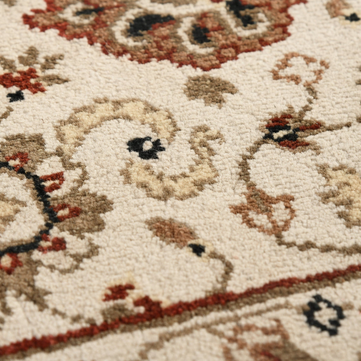Luxor Classic Pattern Hand Knotted Rectangle Anti-Skid Designer Carpet, Prayer Rug For Office Cabins, Small Living Spaces - 2'X3' Saraswati Global