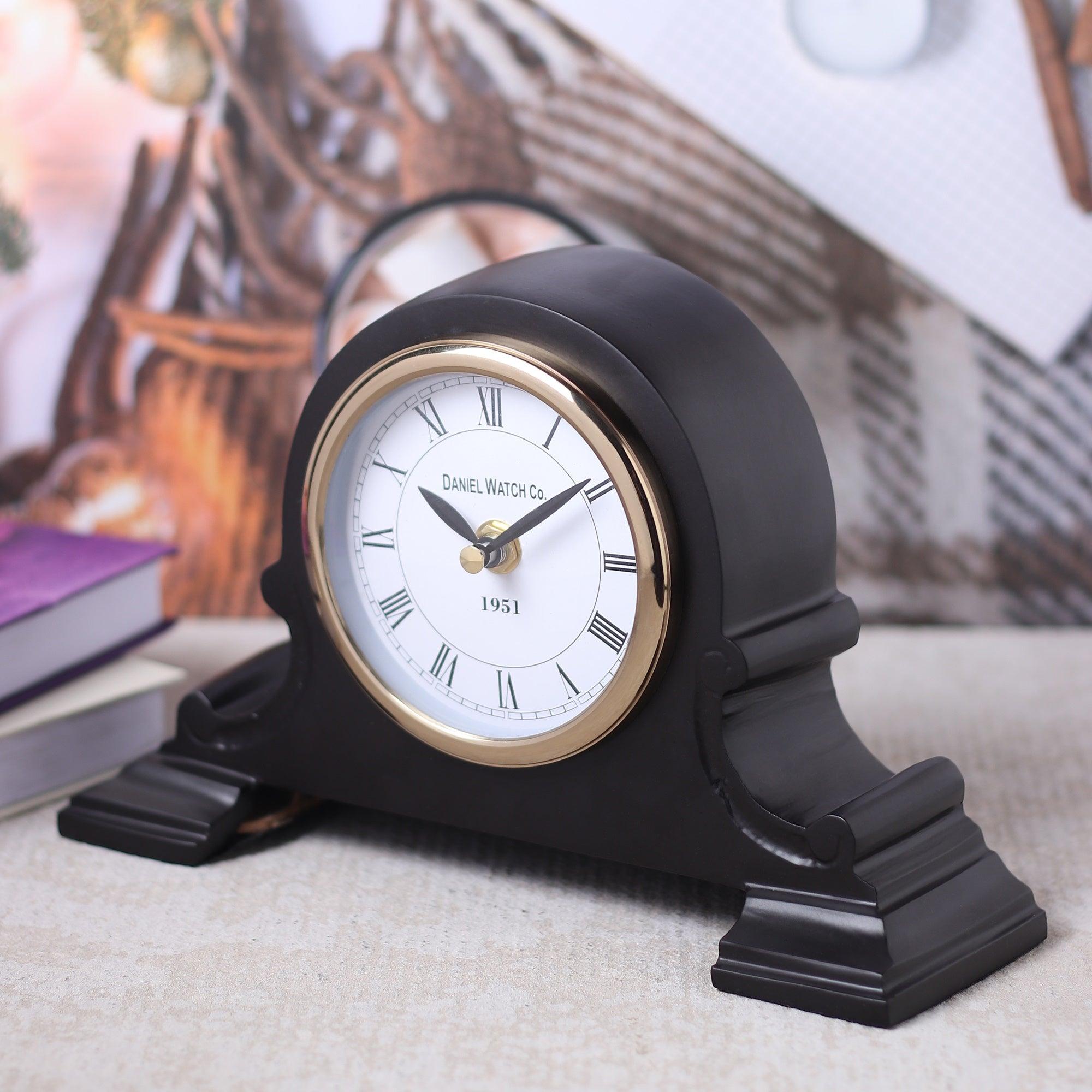 Arcadian Arc Table Clock in Gold - Ouch Cart