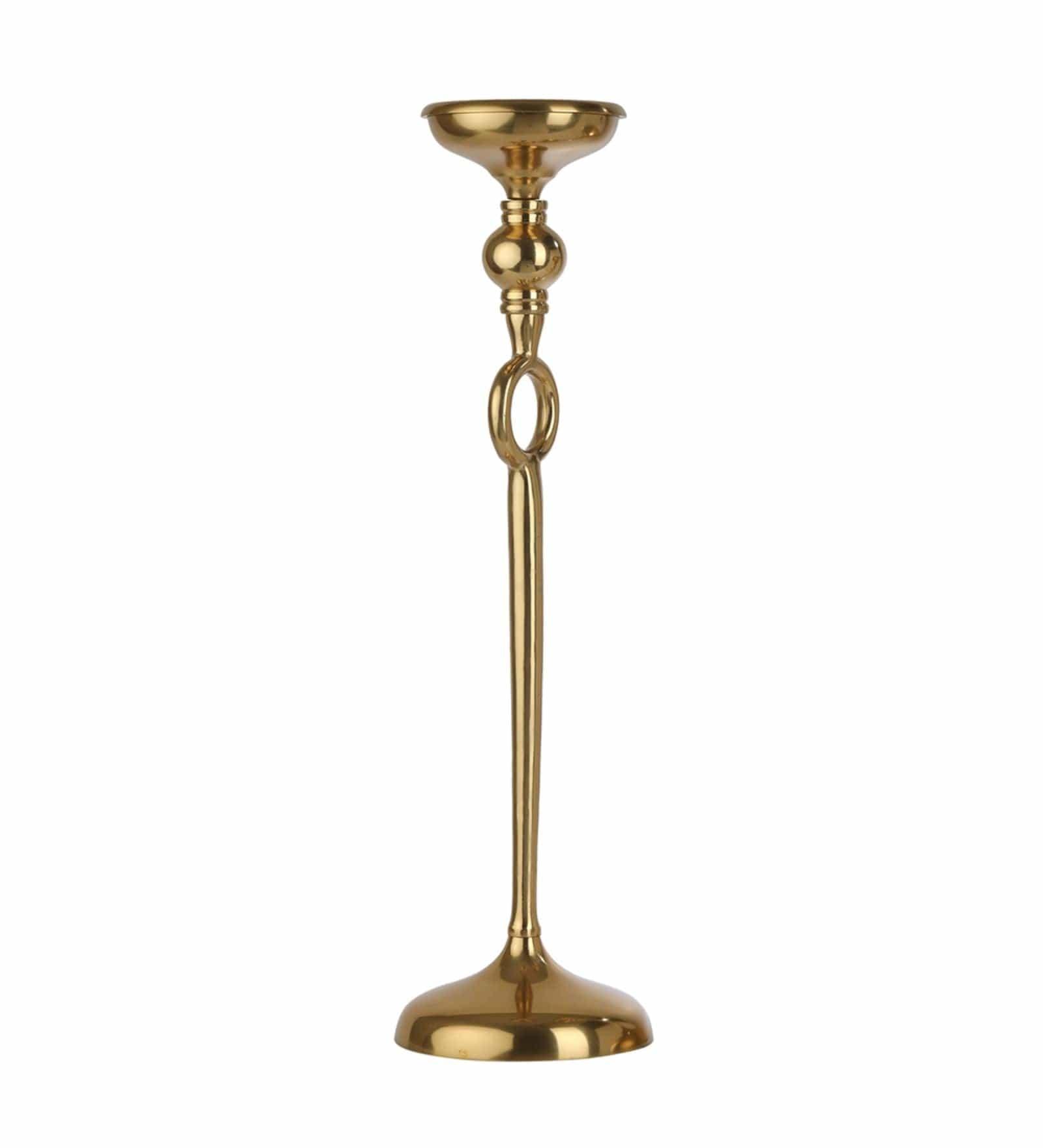 Ajna Gold Large Pillar Holder - Ouch Cart