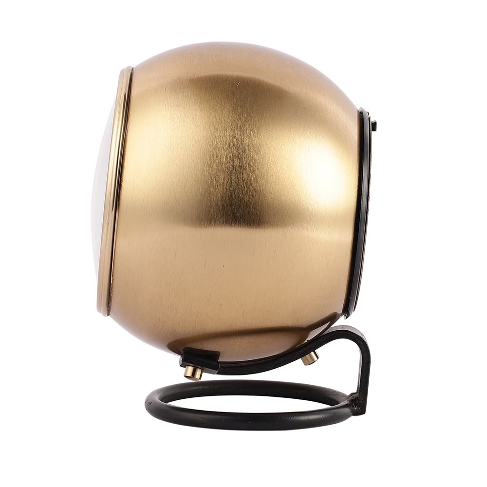 Larissa Stand Globe Clock in Black & Gold Finish M.M.I. OVERSEAS