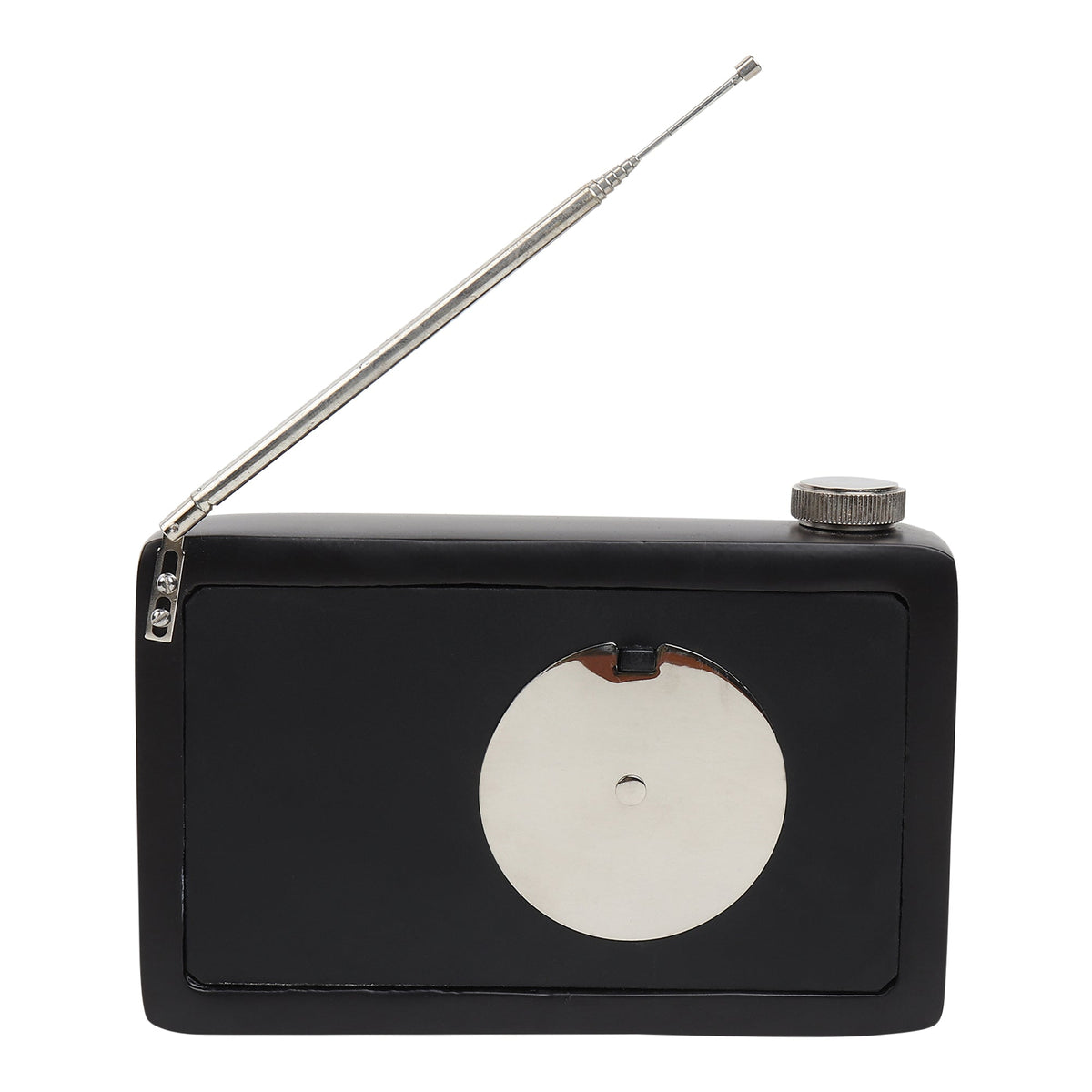 Broadcaster Table Clock In Black M.M.I. OVERSEAS