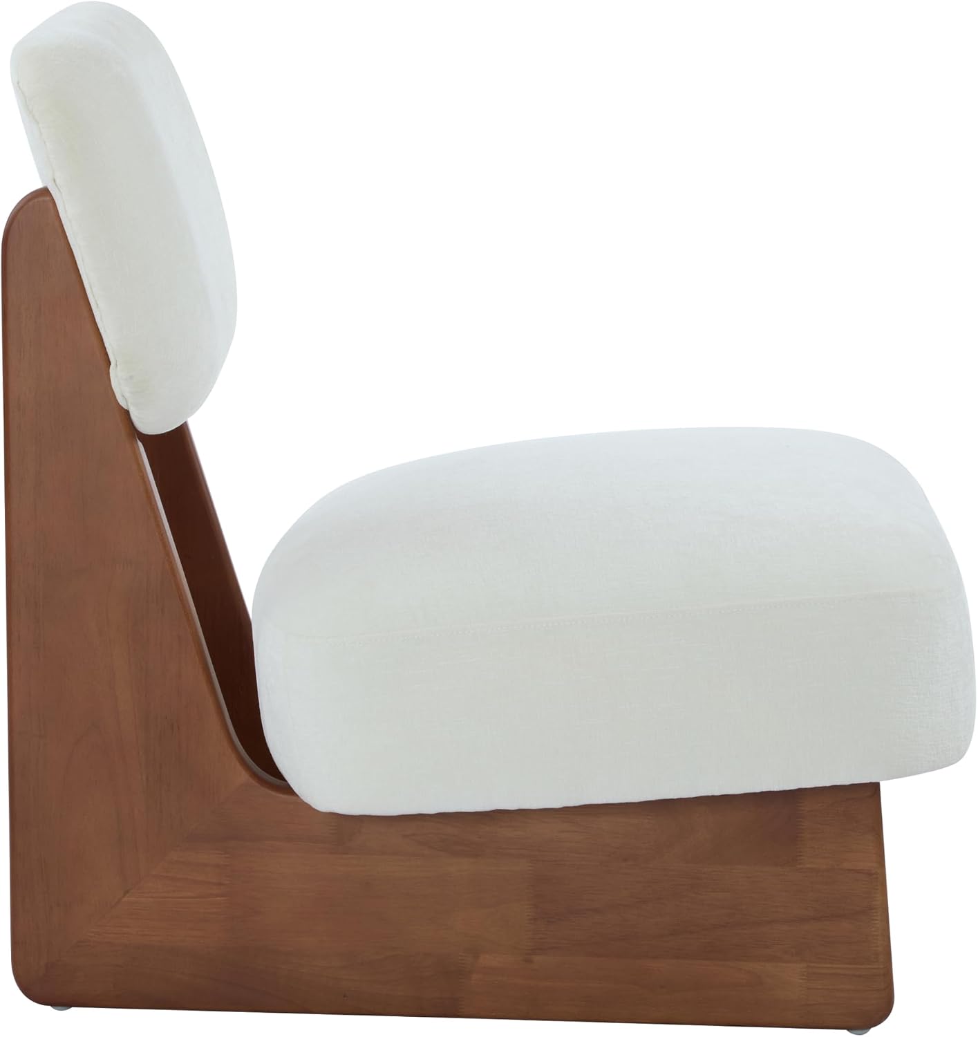Ouch Cart Modern Upholstered Accent Chair with Wooden Frame | Comfortable Lounge Chair