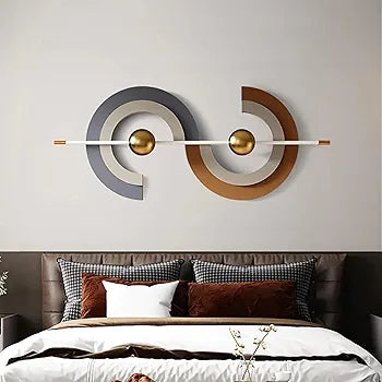 DOUBLE FLOWER WALL ART Handmade One-of-a-kind original piece 6 Month Waranty Perfect for a modern or coastal-themed room