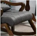 Serenity Support Wooden Rocking Chair Comfort Footrest