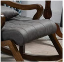 Serenity Support Wooden Rocking Chair Comfort Footrest