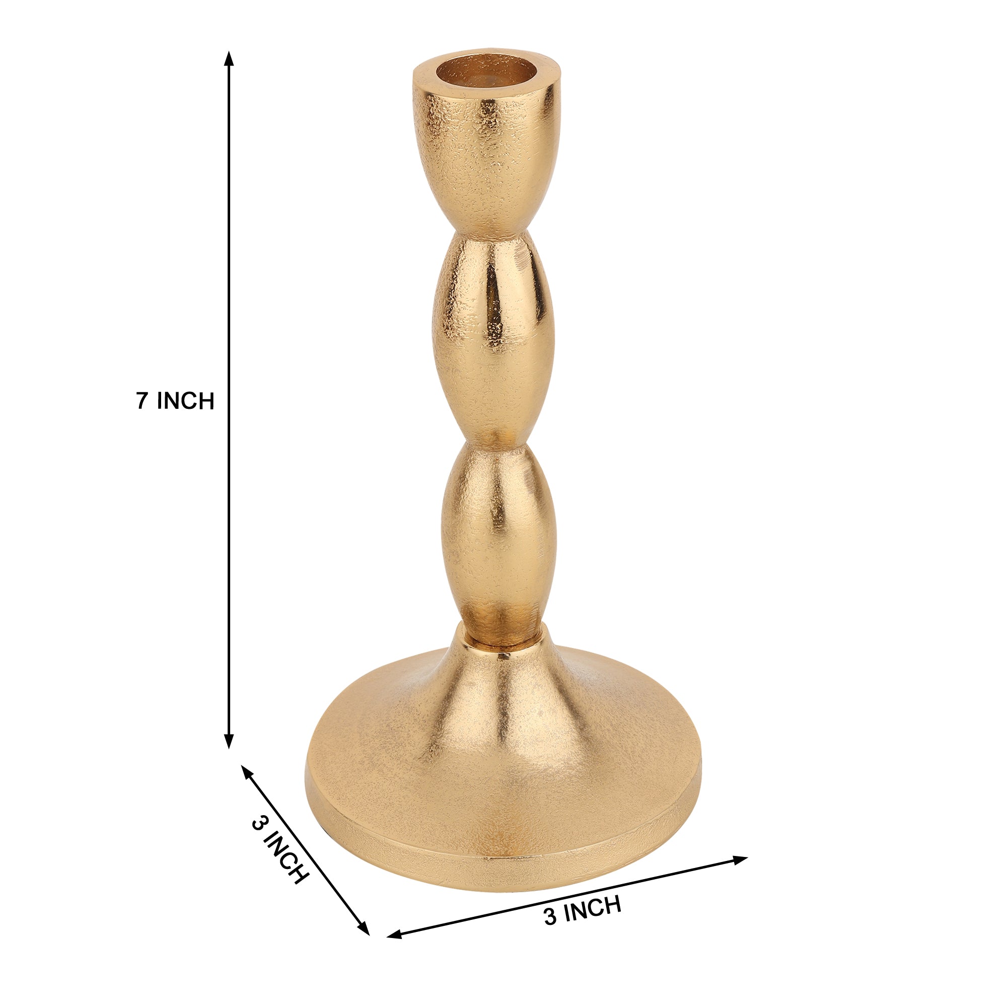 Spiral Candle Holder /Gold M.M.I. OVERSEAS