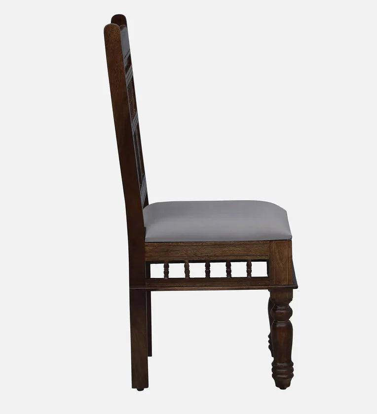 Sheesham Wood 6 Seater Dining Set In Provincial Teak Finish With Bench - Ouch Cart