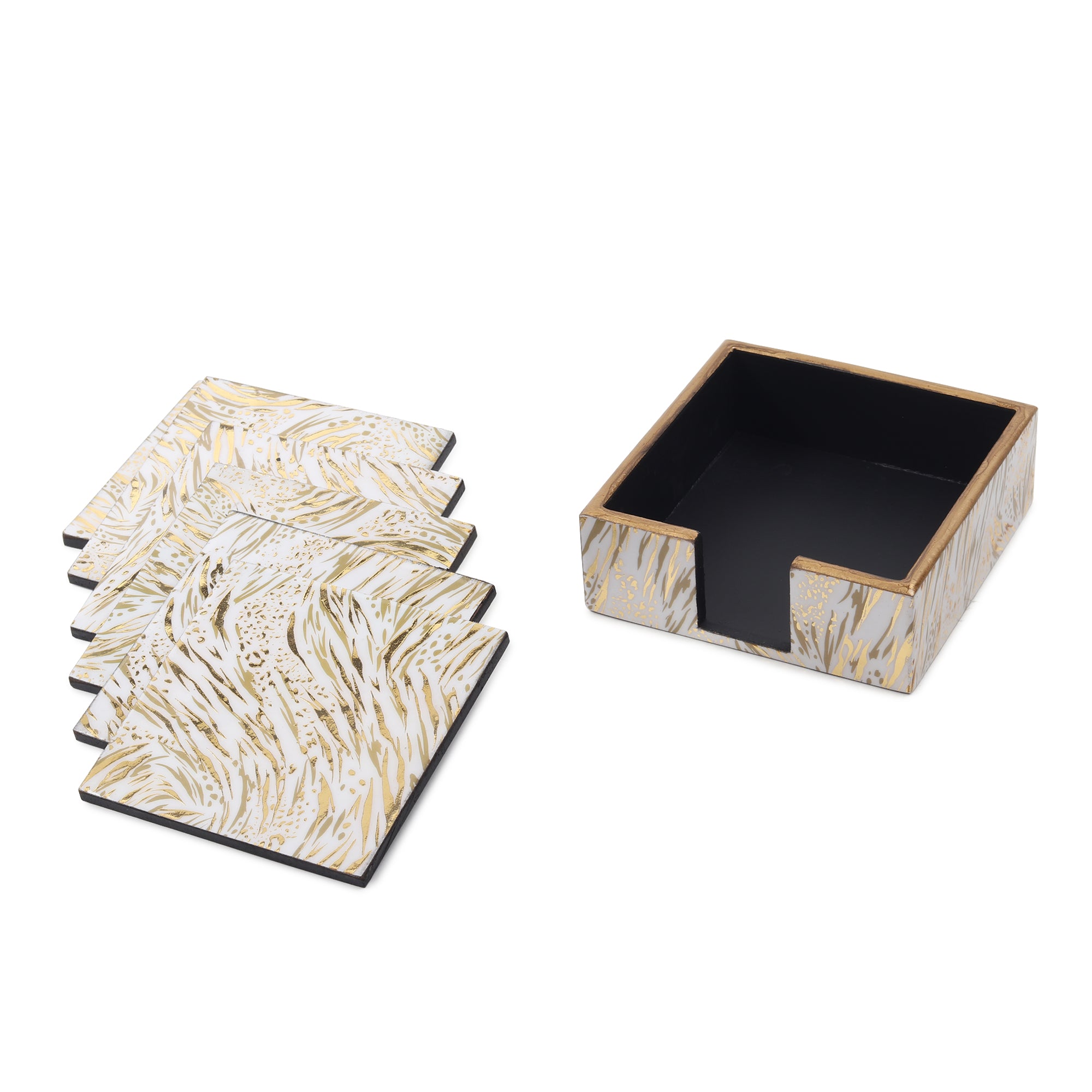 Zivra Gold Coaster Set of 4