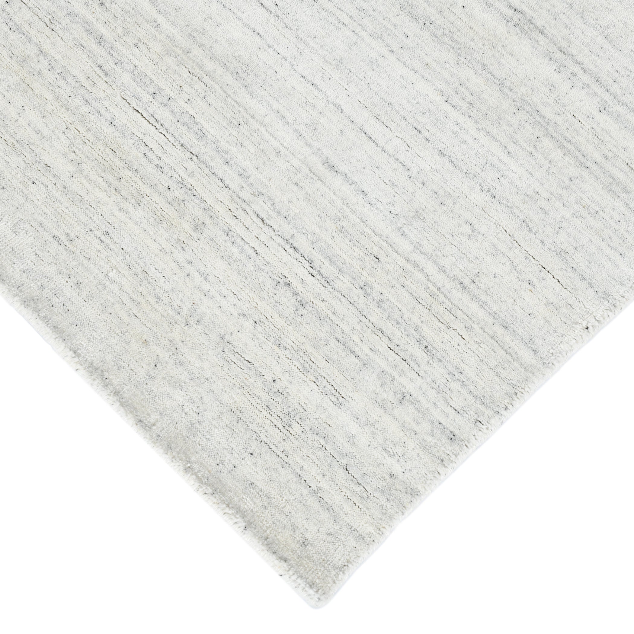 Blend Solid Pattern Hand Woven Rectangle Anti-Skid Designer Carpet, Prayer Rug For Office Cabins, Small Living Spaces - 2.8'X3.11' Saraswati Global