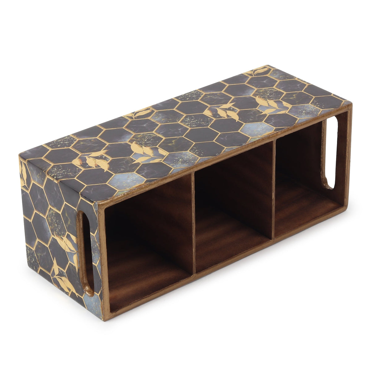 Gilded Hive Cutlery holder M.M.I. OVERSEAS