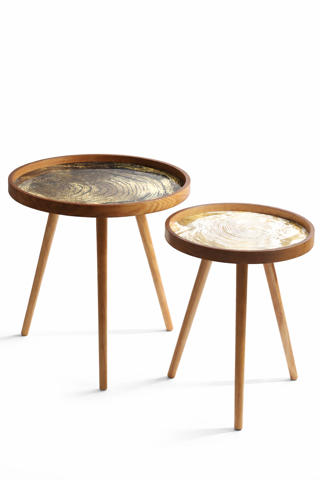 Oakveil Brown Table Set of 2 M.M.I. OVERSEAS