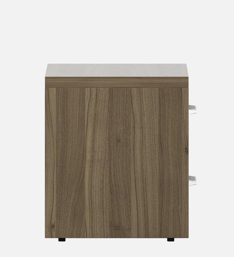 Nora Bedside Table in Lyon Walnut Finish - Ouch Cart