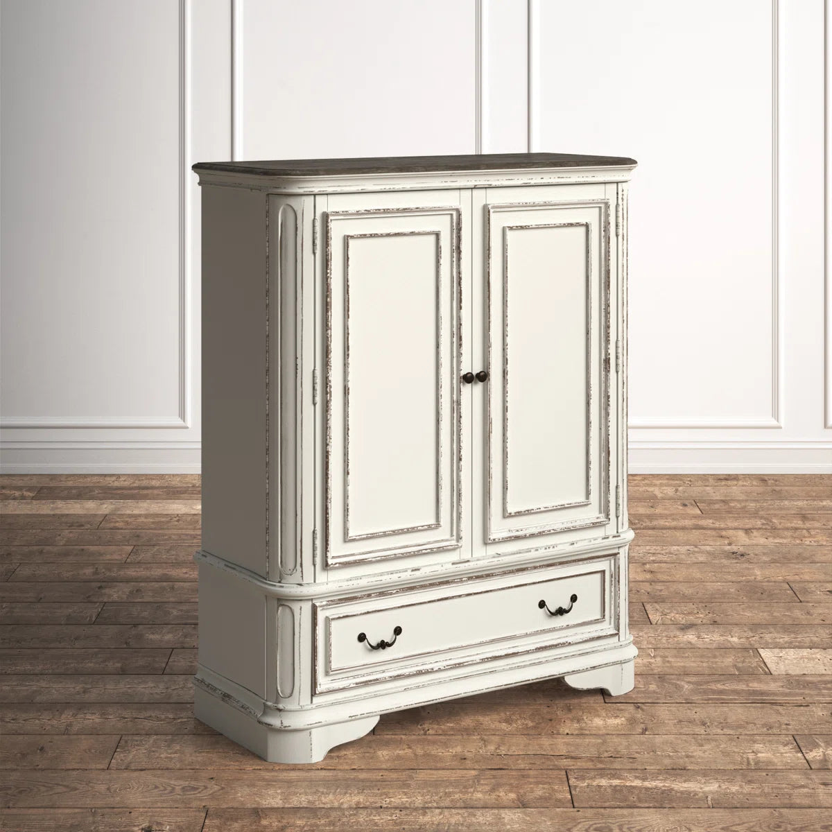 Colchester Armoire Modern Bedroom Wardrobe Storage Cabinet OUCH CART