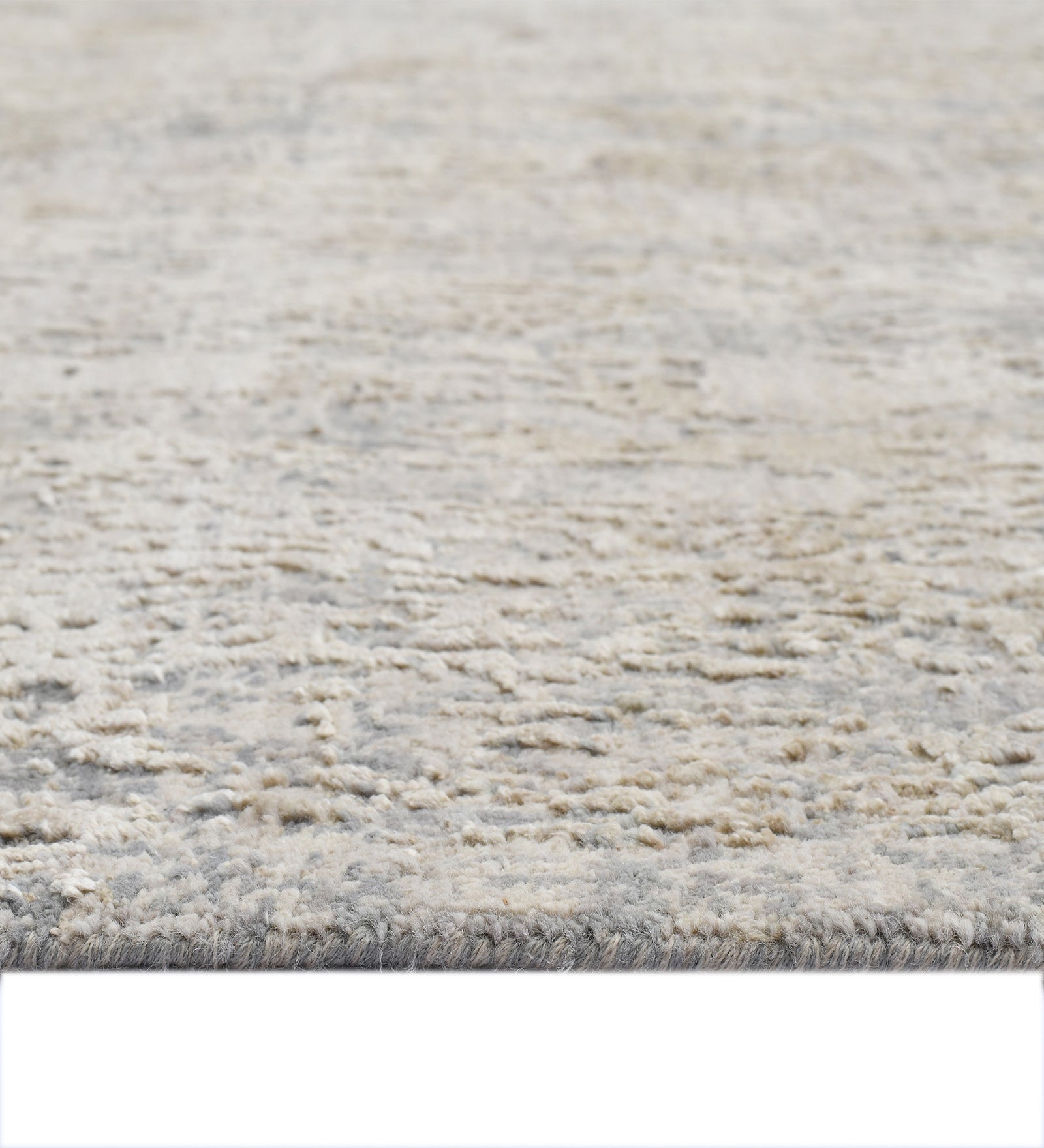 Zenith Modern Pattern Hand Knotted Rectangle Anti-Skid Designer Carpet, Prayer Rug For Office Cabins, Small Living Spaces - 2'X3'