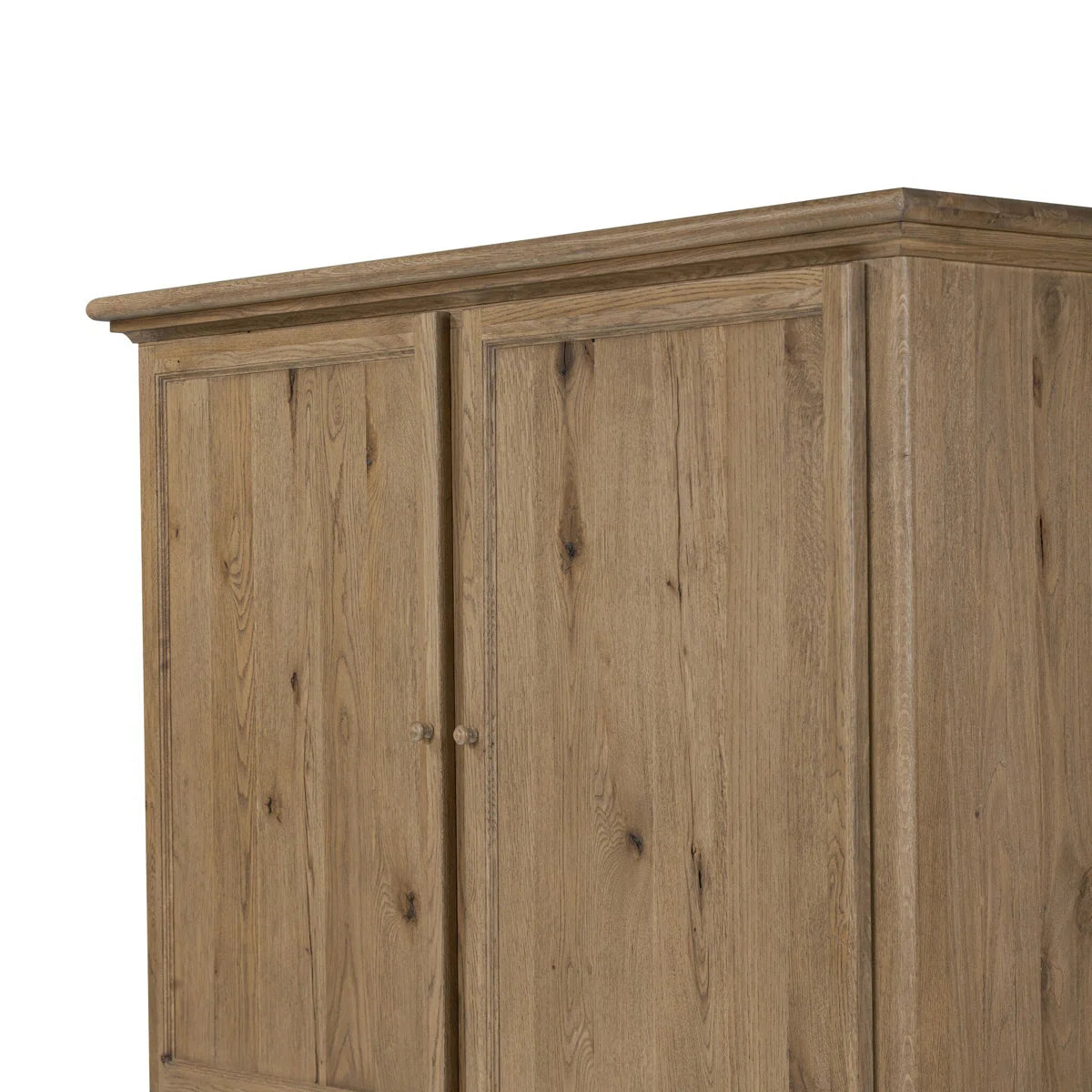 Alena Cabinet – Worn Oak Wooden Storage Cabinet for Bedroom or Living Room-OUCH CART | Wardrobe
