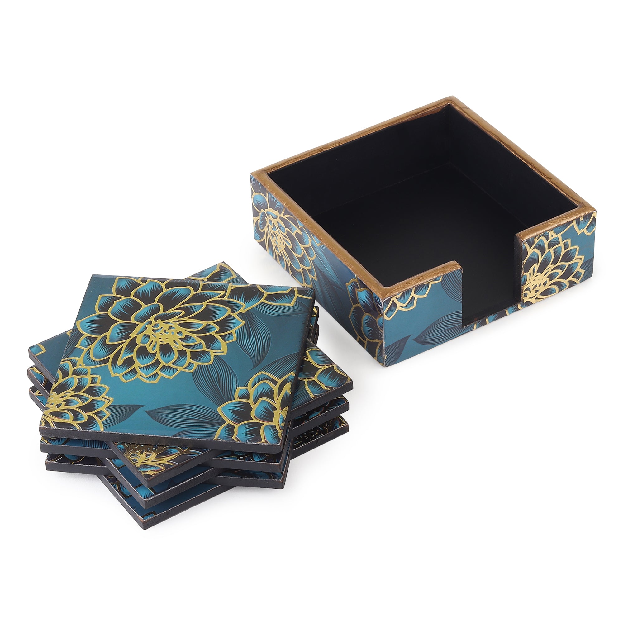 Sapphire Wreath Coaster Set of 4 - Ouchcart