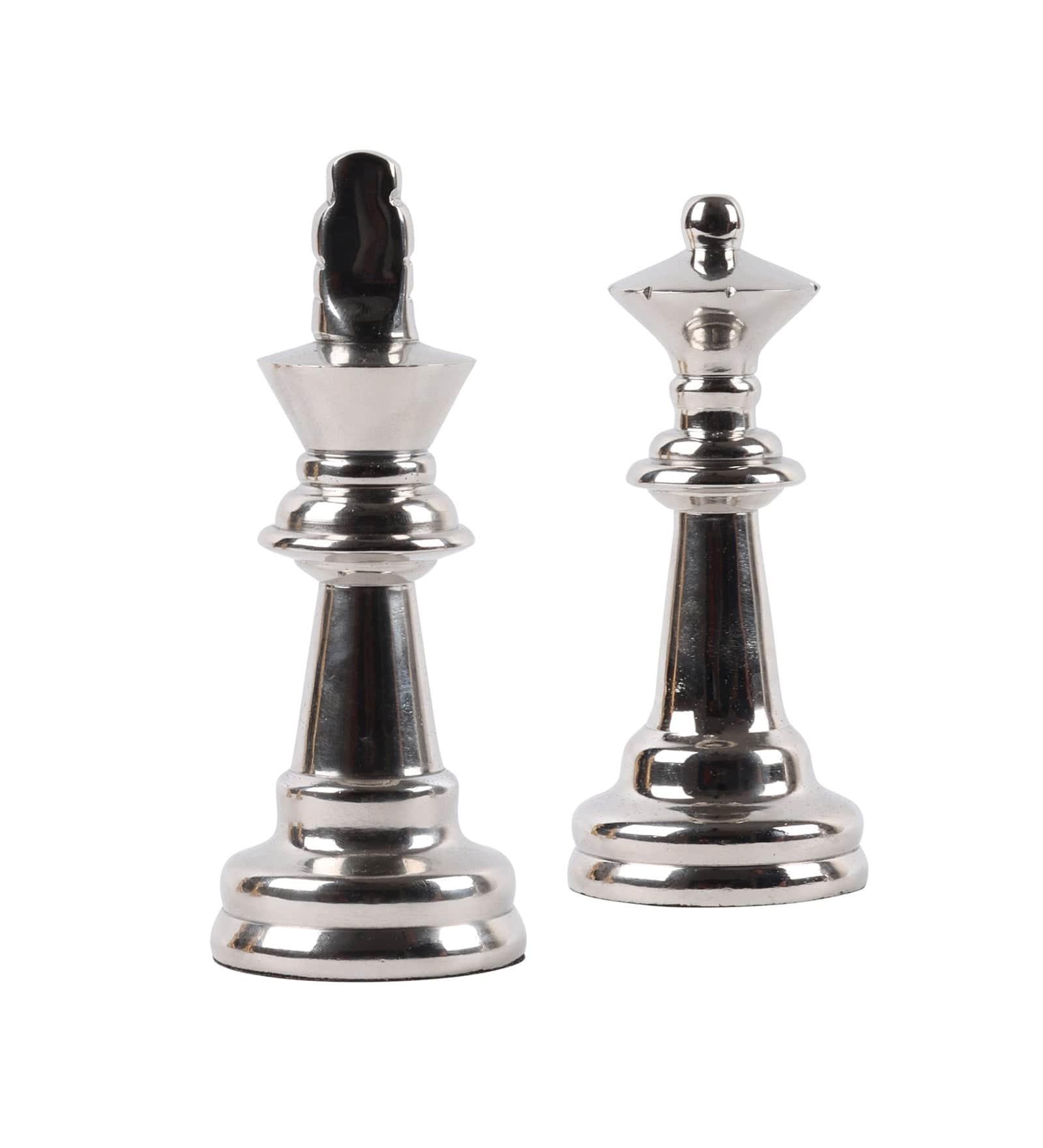 chess king queen nickel small - Ouch Cart