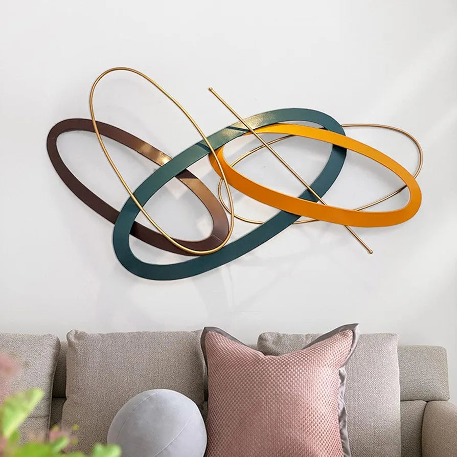 ALFA OUT WALl ARTHandmade One-of-a-kind original piece 6 Month Waranty Perfect for a modern or coastal-themed room Adds a pop of color