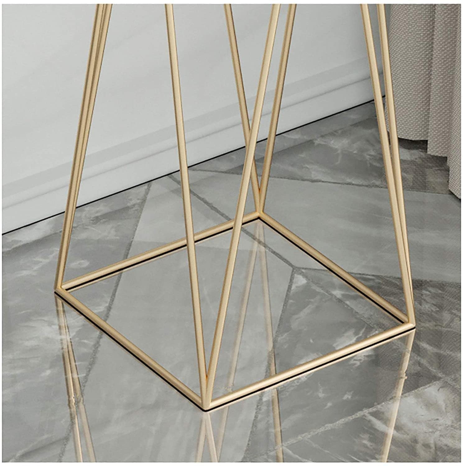 Planters for Indoor - Outdoor Plants & Modern Metal Floor Tall Plant Stand for Garden, Balcony & Living Room & Mid Century Plant Stands with Pots Set of 2 OUCH CART