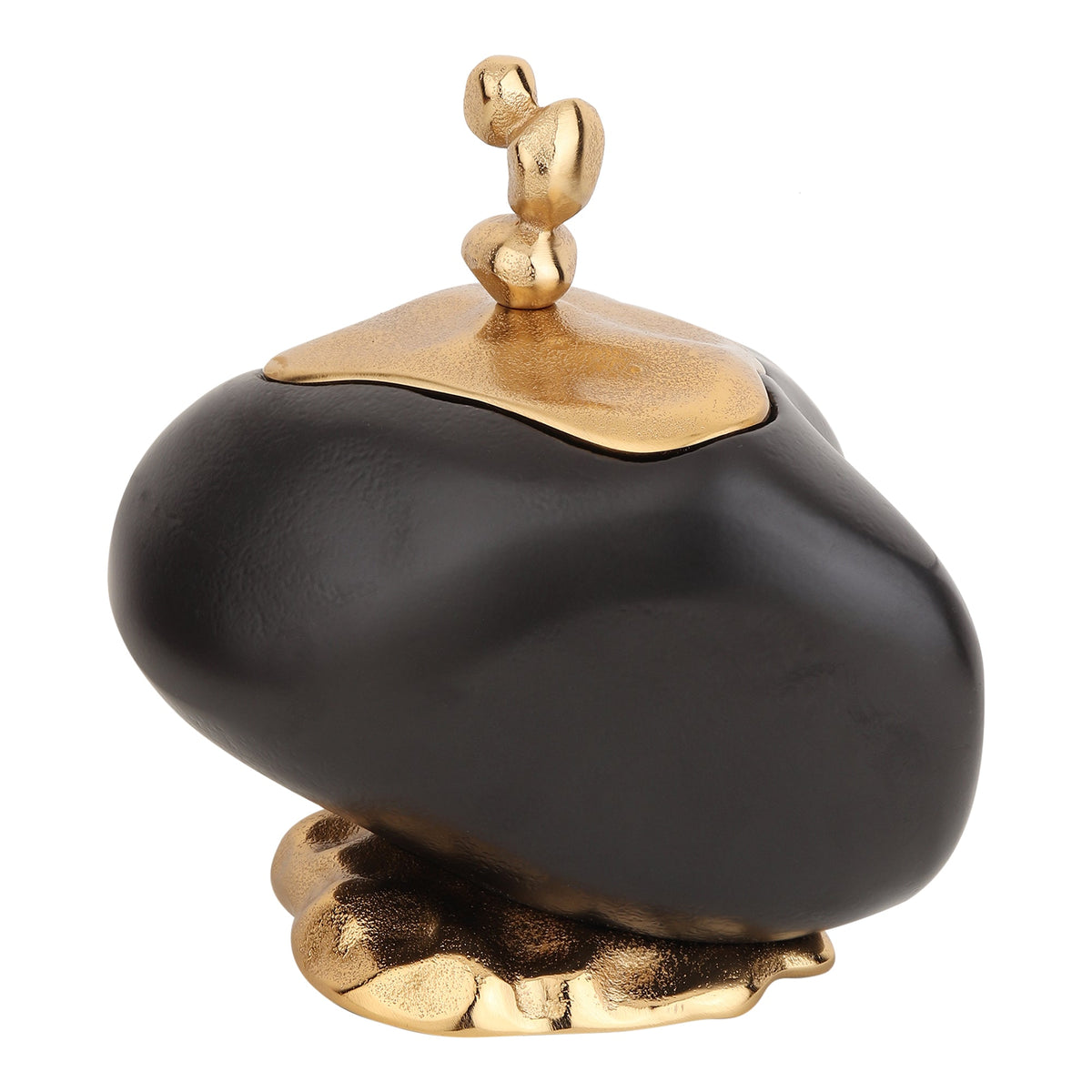 SlatePebble Box in Black Gold M.M.I. OVERSEAS