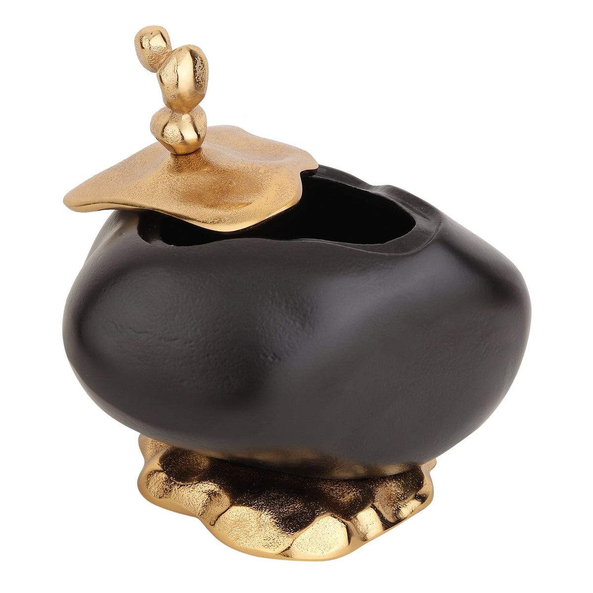 SlatePebble Box in Black Gold M.M.I. OVERSEAS