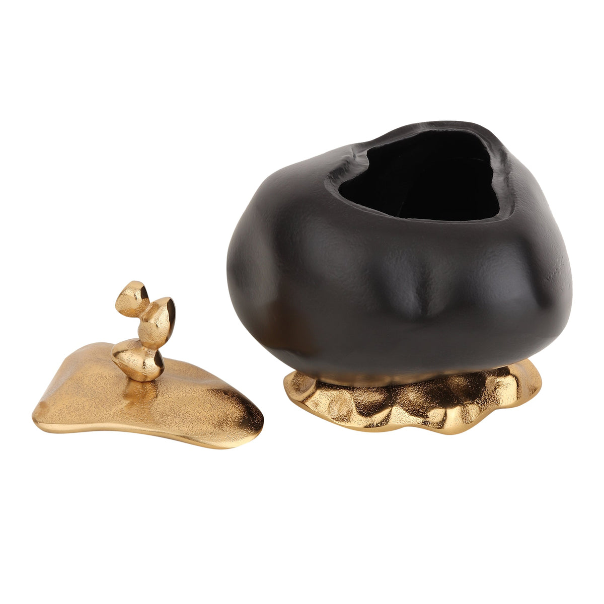 SlatePebble Box in Black Gold M.M.I. OVERSEAS