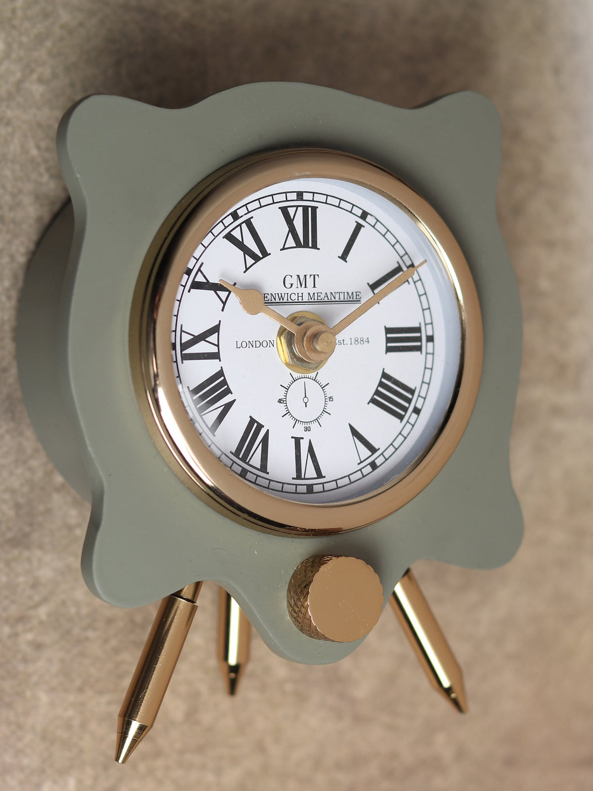 Pixel Pulse Table Clock Gold M.M.I. OVERSEAS