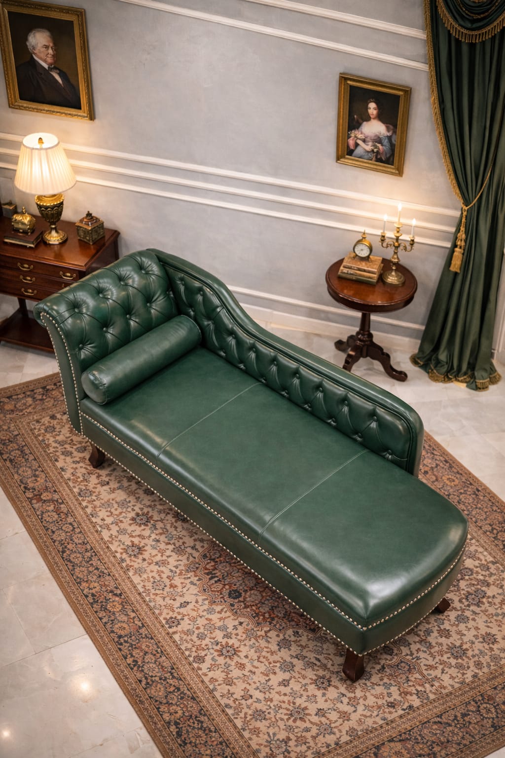 Bell Haven Upholstery Chaise Longue for Living and Dining room with cushion