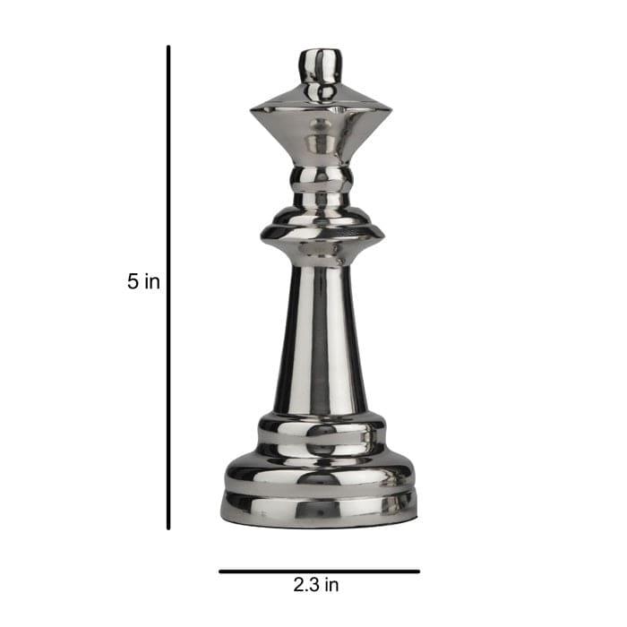 chess king queen nickel large - Ouch Cart