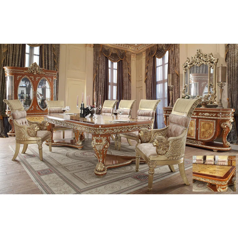 "7-Piece Maharaja Dining Set: Royal Elegance for Your Dining Room"