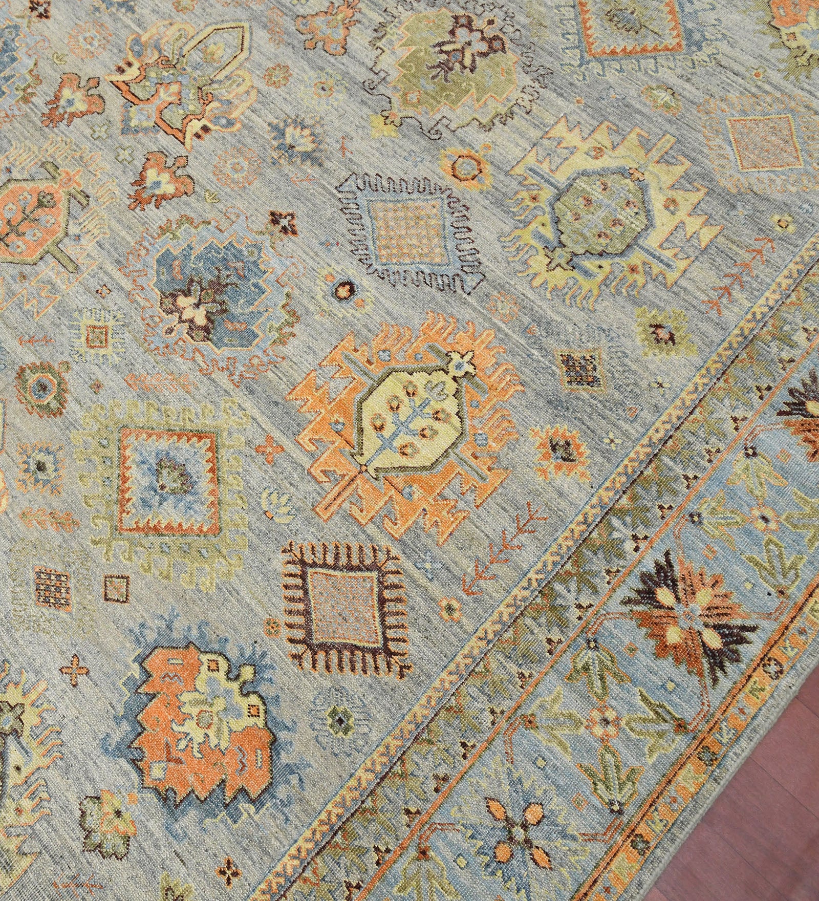 Mahal Traditional Pattern Hand Knotted Rectangle Anti-Skid Designer Carpet, Area Rug For Bed Room, Living Room - 6'x9' Saraswati Global