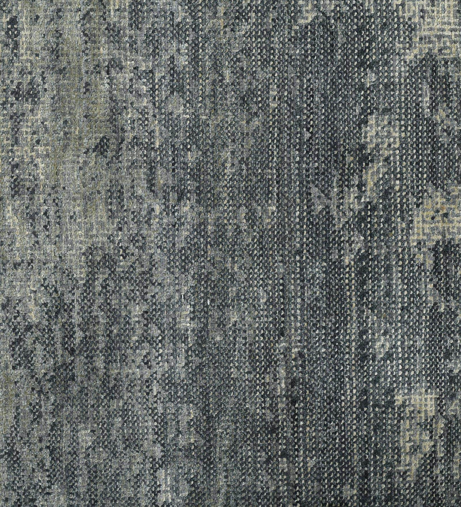 Dazzle Modern Pattern Hand Knotted Rectangle Anti-Skid Designer Carpet, Prayer Rug For Office Cabins, Small Living Spaces - 4'x6'