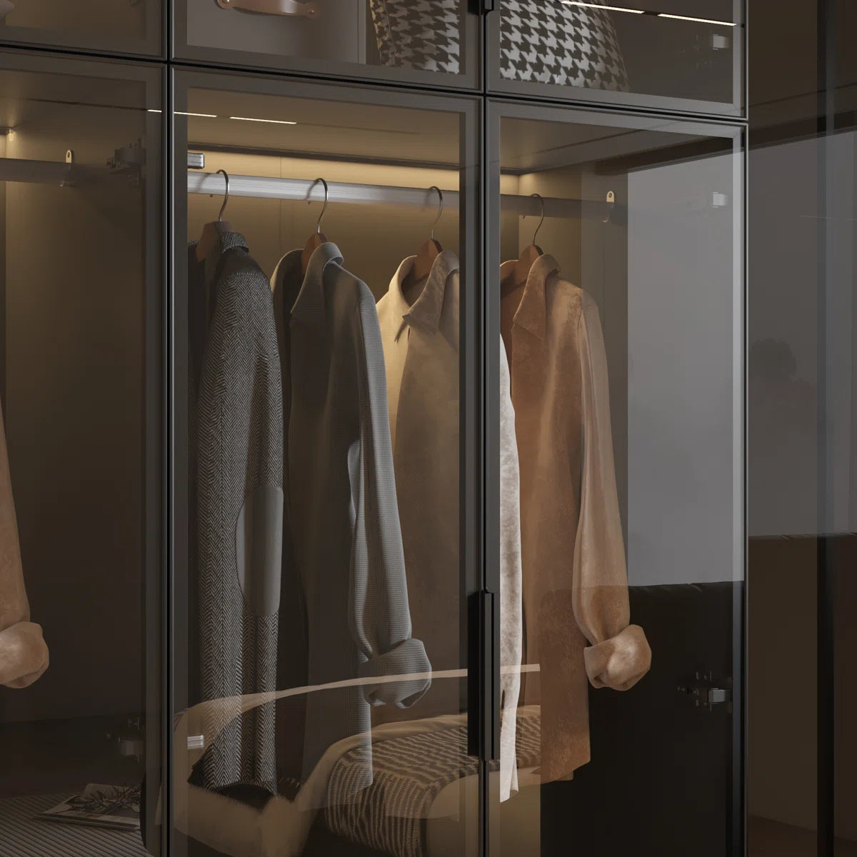 Caldeira Solid Wood Armoire – Contemporary Wardrobe for Bedroom