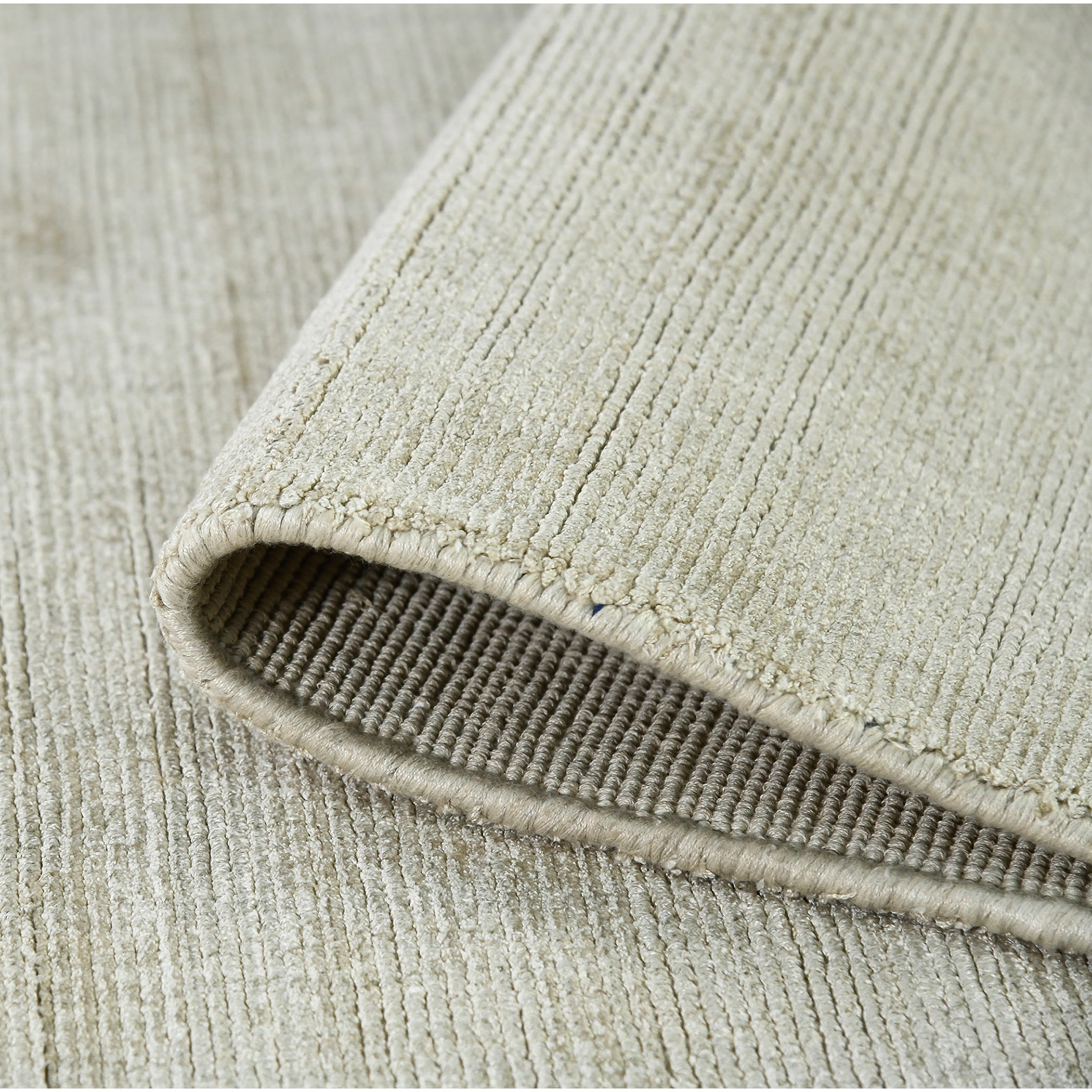 Affinity Solid Pattern Hand Woven Rectangle Anti-Skid Designer Carpet, Prayer Rug For Office Cabins, Small Living Spaces - 2'x3'