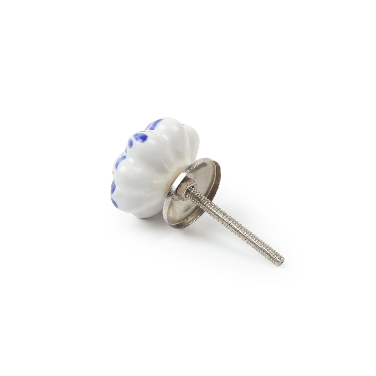 Bleu Flora Knob set of 6 M.M.I. OVERSEAS