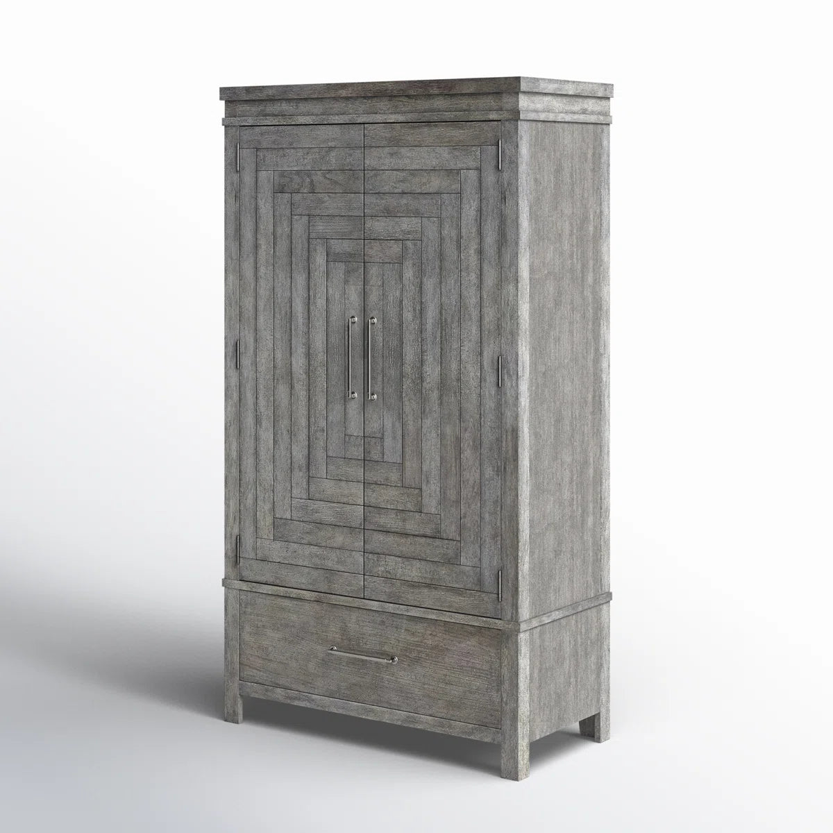 Elle Bedroom Armoire – Space-Saving Wardrobe Closet with Ample Storage-OUCH CART | Wardrobe